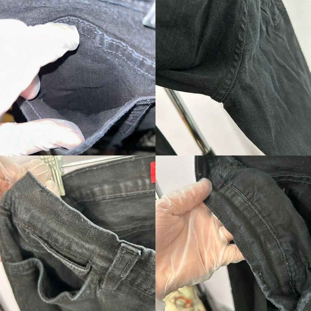 NYDJ Tummy Tuck Black Stretch Jeans Size 12 - “Liliana”